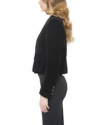 Central Park West Women's Ember Velvet Boxy Blazer