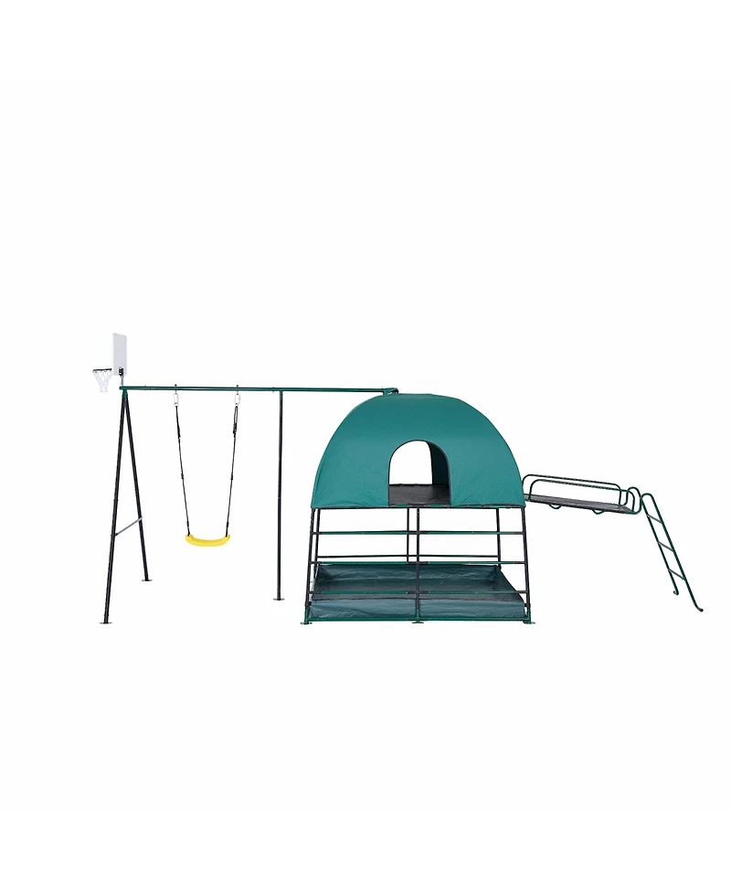 JumpKing Ultimate Adventure Playset - All-in-One 5-Station Playset