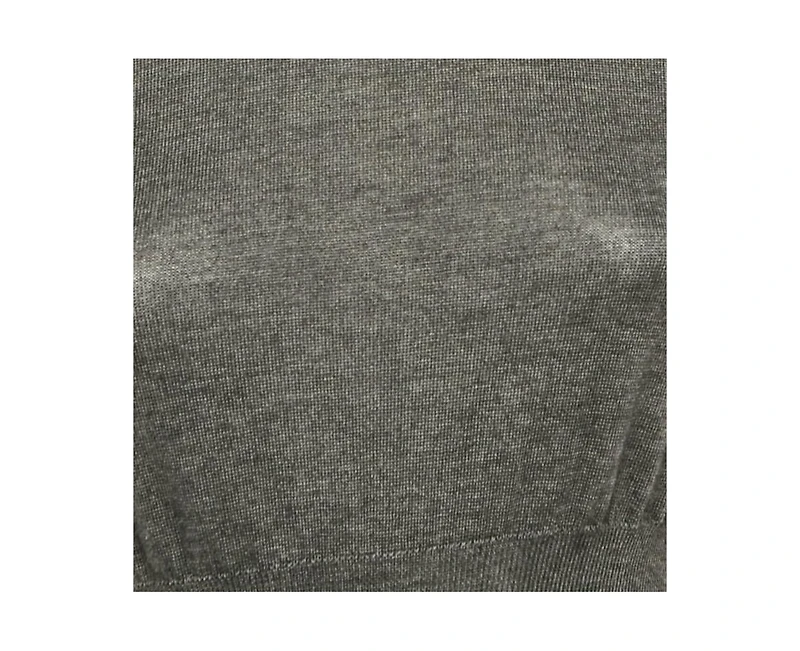 Pre-Owned Dolce & Gabbana Women's Grey Stretch Knit Short Sleeve Jumper