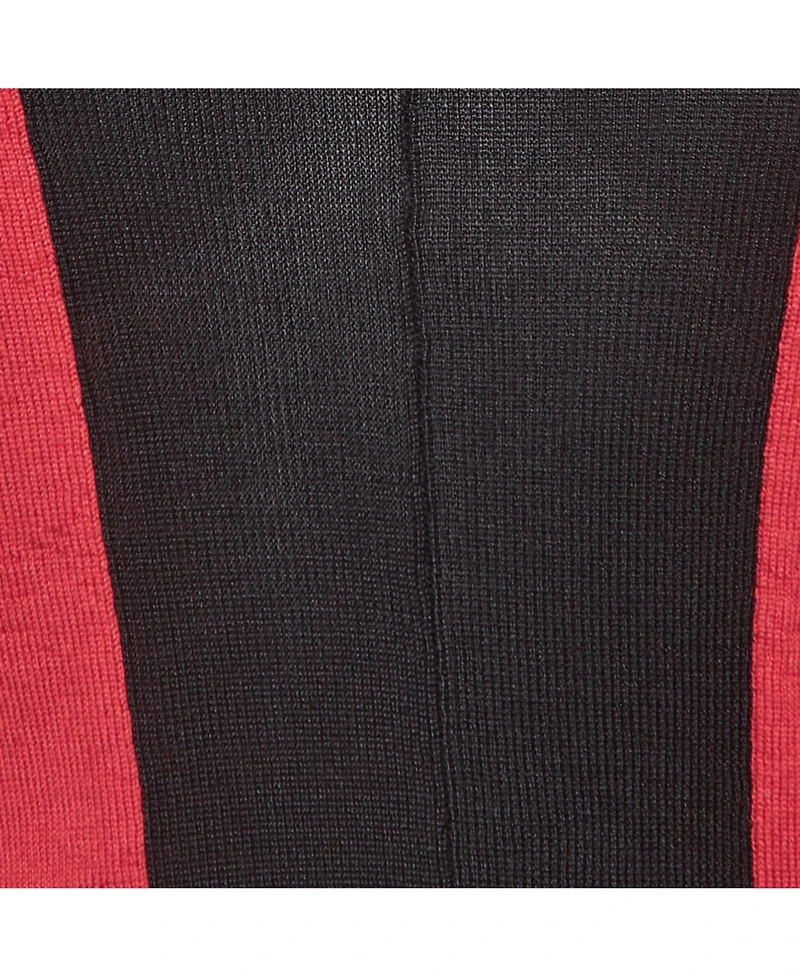 Pre-Owned Givenchy Women's Red/black Jersey Colorblock Sweatshirt