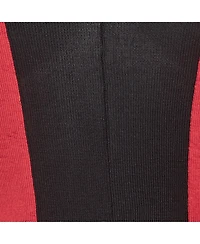 Pre-Owned Givenchy Women's Red/black Jersey Colorblock Sweatshirt