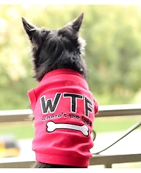 Parisian Pet Where's The Food dog shirt.