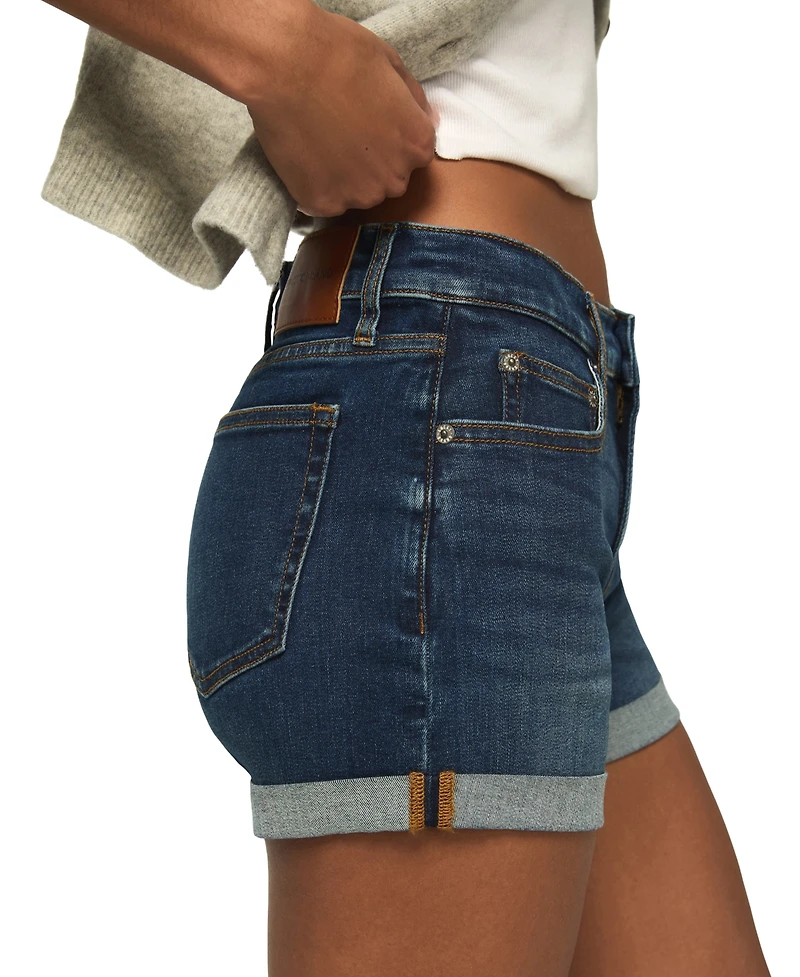 Lucky Brand Women's Ava Mid-Rise Denim Shorts