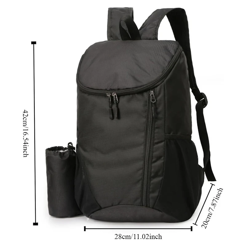 Portable Foldable Backpack Folding Mountaineering Bag, Ultralight Outdoor Cycling Rucksack, Travel Hiking Knapsack