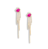 Sohi Women's Bling Drop Earrings