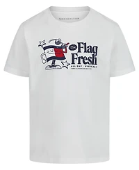 Tommy Hilfiger Boys' 2T-7 Flag Fresh Short-Sleeve T-Shirt