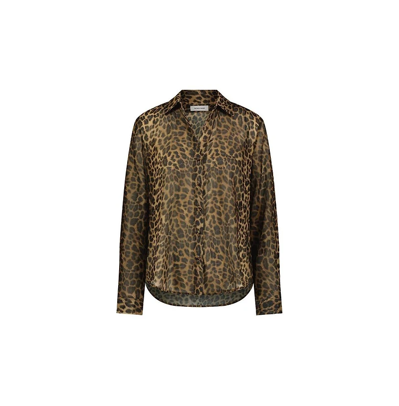 The Noli Shop Womens Ana Button Up Shirt - Floral Print