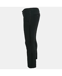 Pre-Owned Balmain Men's Black Cotton Trousers