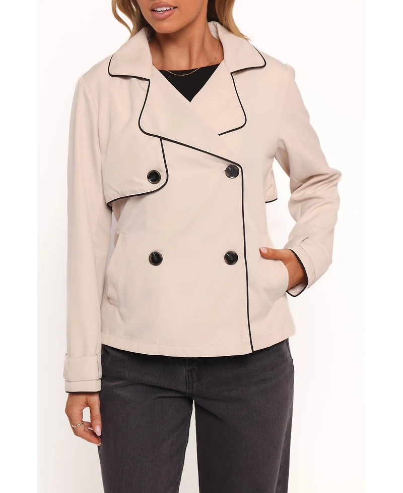 Petal and Pup Women's Franklin Cropped Trench