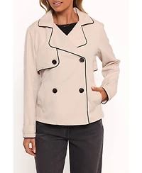 Petal and Pup Women's Franklin Cropped Trench