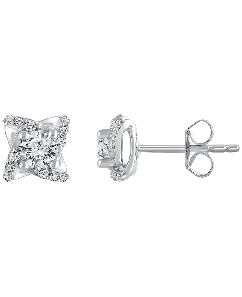 Macy's Diamond Stud Earrings (5/8 ct. t.w.) in 14k White Gold