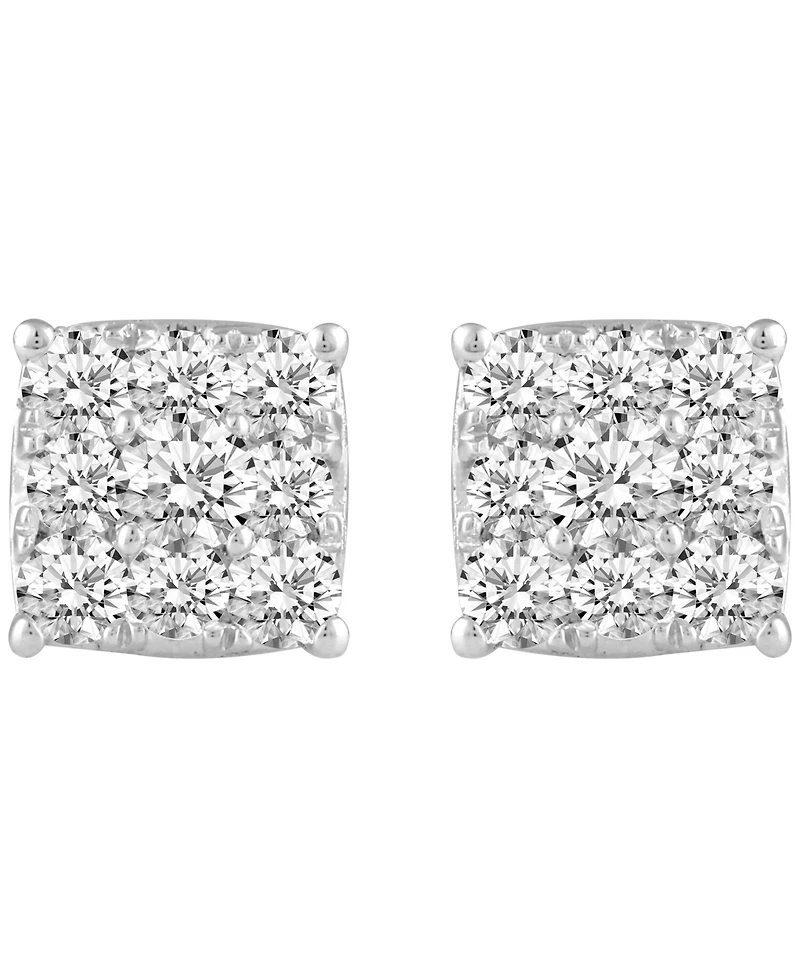 Macy's Diamond Stud Earrings (1 ct. t.w.) in 14k White Gold