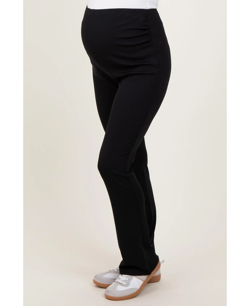 Pinkblush Maternity Black High Waist Kick Flare Pants