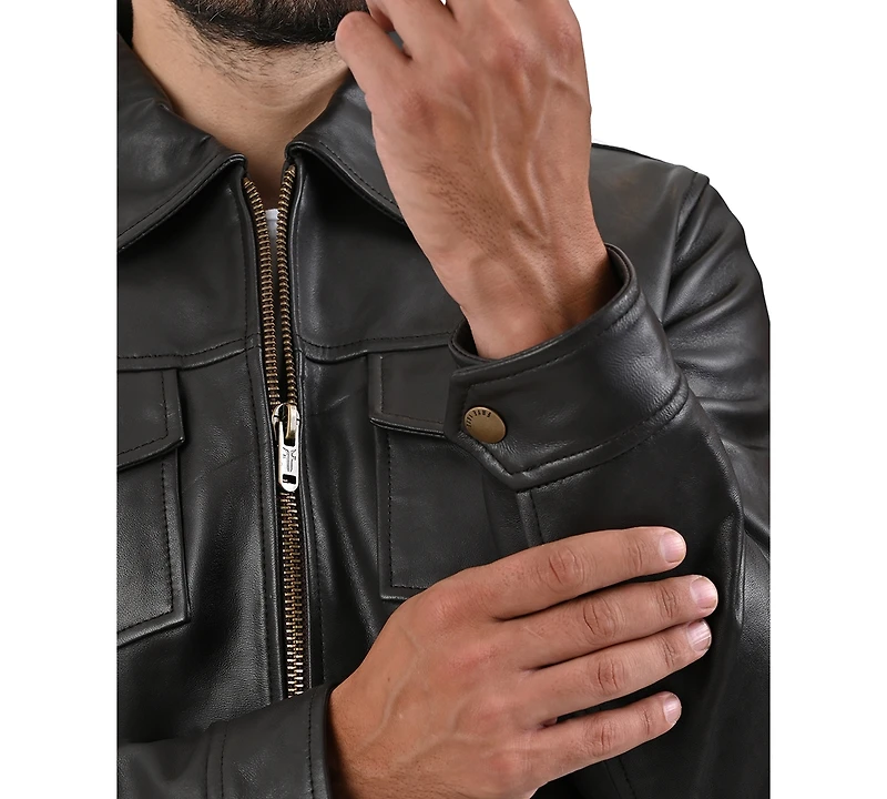 Frye Men's Regular-Fit Collared Neck Jacket