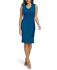 Calvin Klein Women's V-Neck Short Dress