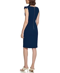 Calvin Klein Women's Boat Neck Short Dress
