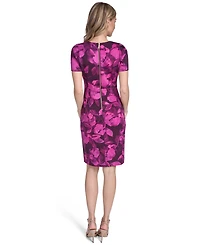 Calvin Klein Women's Floral Print Short Dress