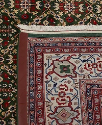 Adorn Hand Woven Rugs Persian Sarouk 7' 0" x 9' 5" Area Rug