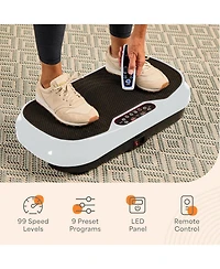 LifePro Waver Mini Vibration Plate - Compact Whole Body Vibration Machine for Home & Travel, Max 260lbs