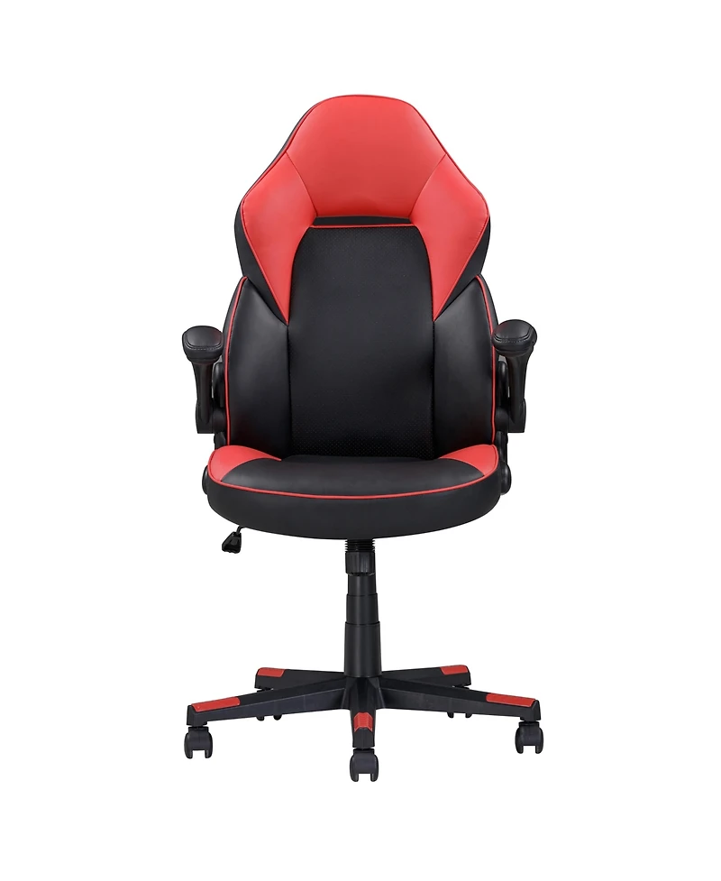 Flynama Dj-1P213323 Black/Red Stylish Setup Enhancer – Medium Size, 2 Pc Set, Durable Plastic, Anti-Slip Design, Desk Organizer