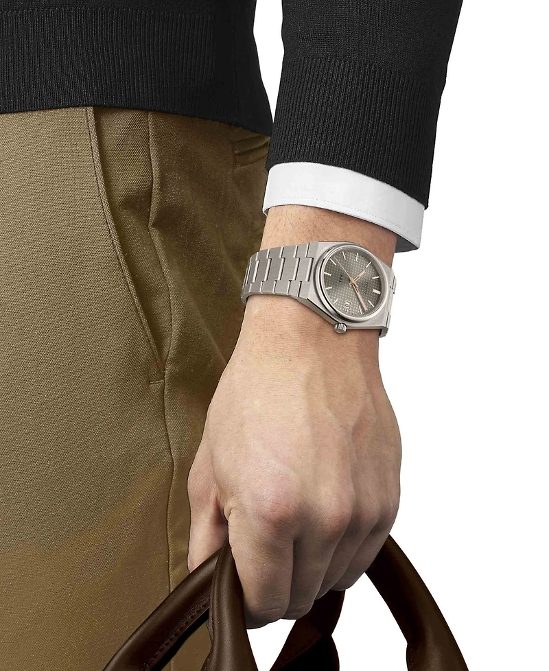 Tissot Unisex Gray Titanium Bracelet Watch