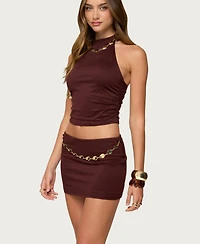 Edikted Women's Briar Necklace Halter Top