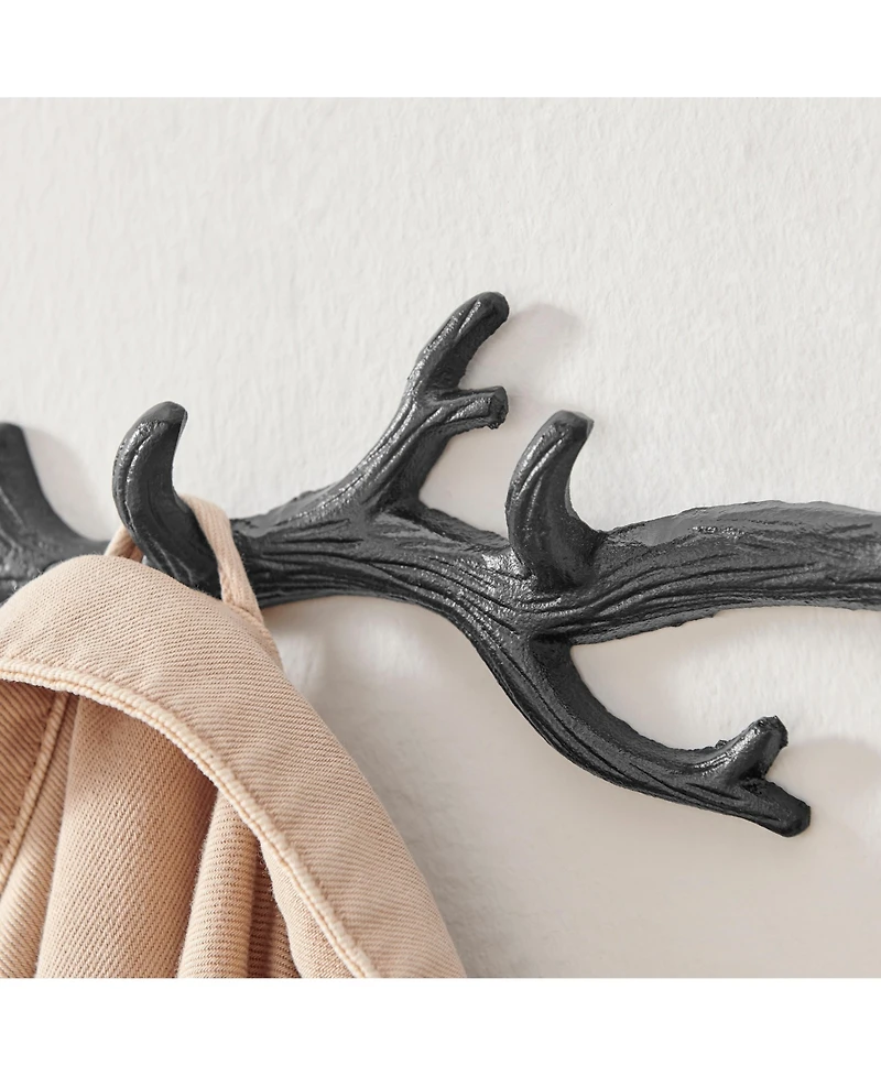 Danya B Birds on Tree Branch Decorative Utility Hook Unit with 4 Hooks