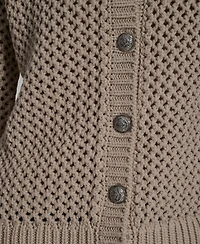 Dkny Jeans Women's Open-Knit Cardigan