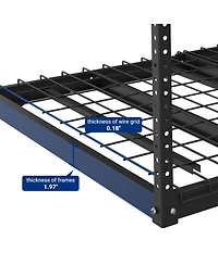Fleximounts Max Series 36 in. W x 72 in. D Heavy Duty Ceiling Mounted Garage Rack