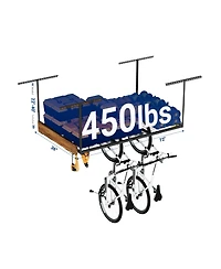 Fleximounts Ohk Series Ceiling Mounted Overhead Garage Storage Rack