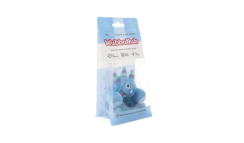 WubbaNub Baby Blue Monster Pacifier Teething & Feeding