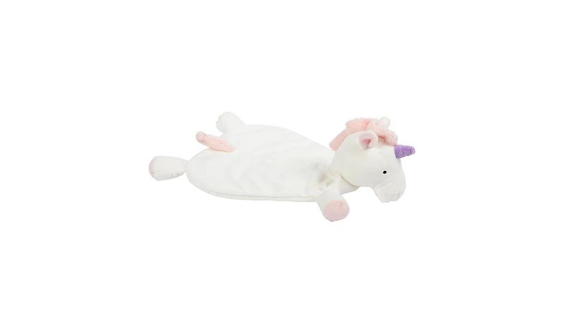 WubbaNub Baby White Unicorn Lovey