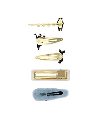 Winnie the Pooh Characters 5 piece Hair Clip Set