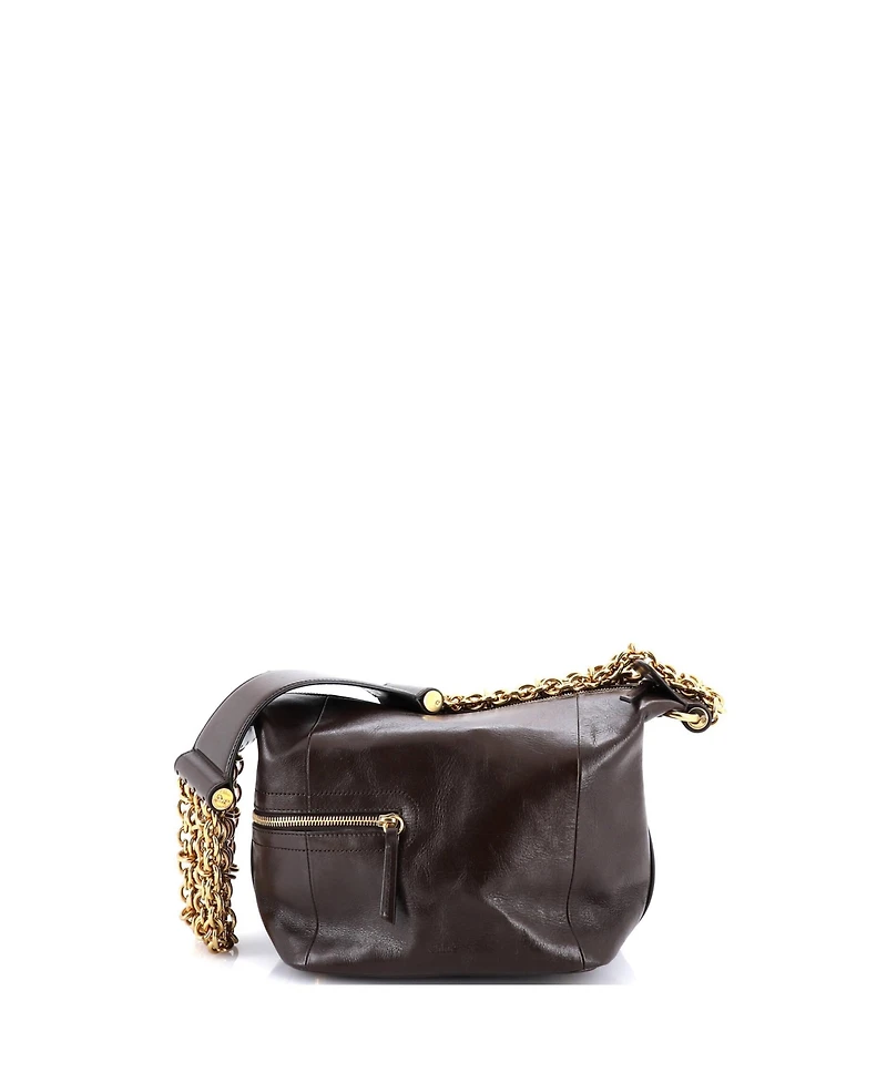 Pre-Owned Chloe Small Multi Chain Camera Bag Leather