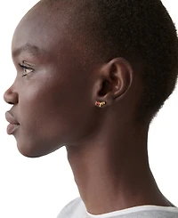 kate spade new york Enamel "I Love You" Stud Earrings