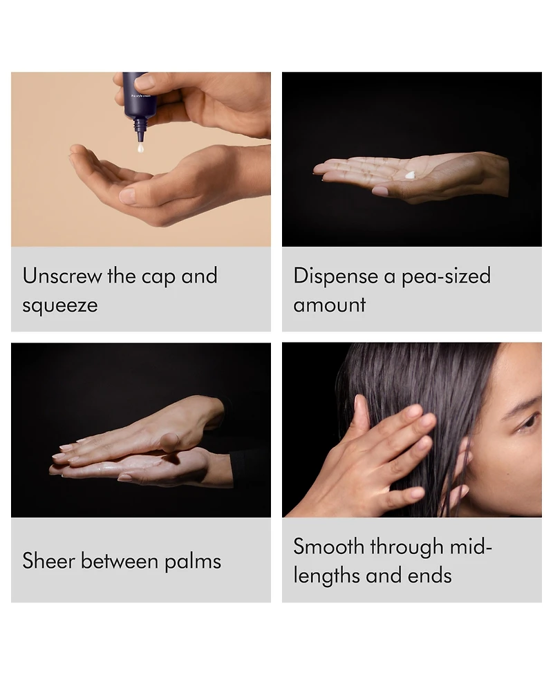 Dyson Chitosan Pre-style cream travel mini, Straight to wavy, Rich conditioning, 30mL