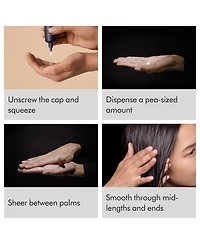 Dyson Chitosan Pre-style cream travel mini, Straight to wavy, Rich conditioning, 30mL