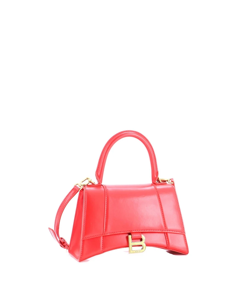 Pre-Owned Balenciaga Small Hourglass Top Handle Bag Leather