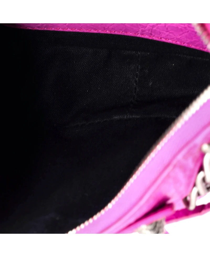 Pre-Owned Balenciaga Mini Le Cagole Giant Studs Shoulder Bag Leather