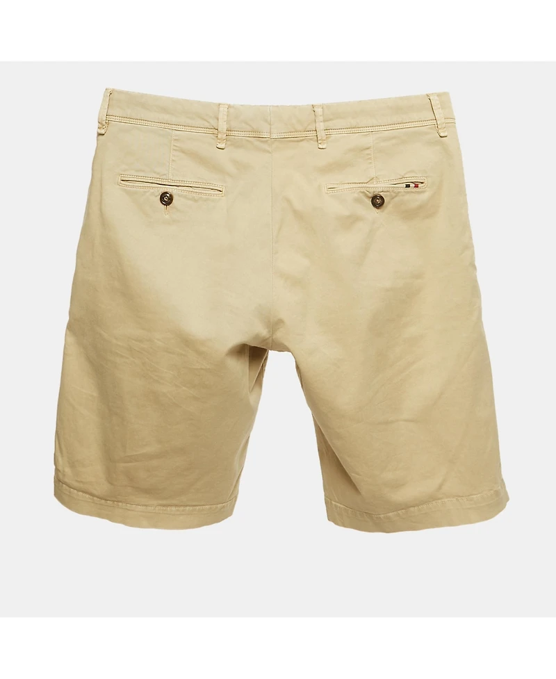 Pre-Owned Moncler Men's Beige Cotton Gabardine Bermuda Shorts