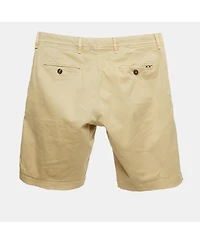 Pre-Owned Moncler Men's Beige Cotton Gabardine Bermuda Shorts