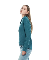 Wilt Clothing Women's Long Sleeve Double Peplum Hoodie