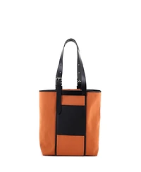 Pre-Owned HERMES 27 Etriviere Pocket Tote Toile and Leather