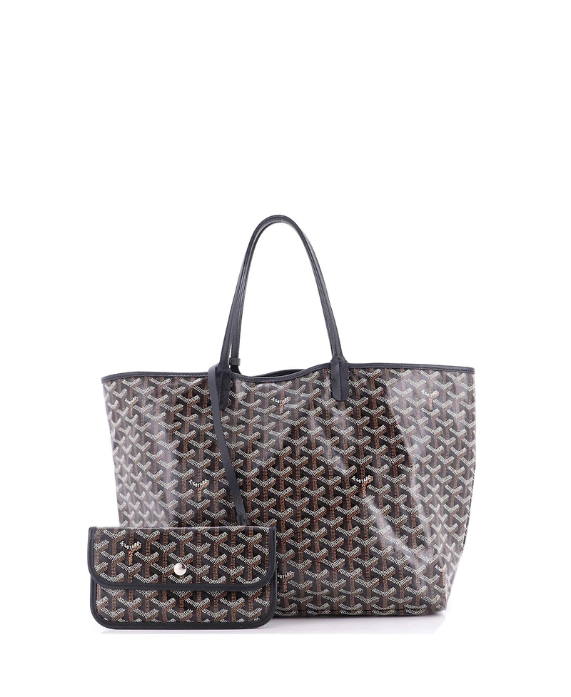 Pre-Owned Goyard Pm Saint Louis Tote Coated Canvas