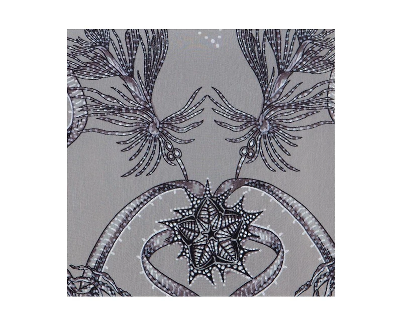 Pre-Owned Roberto Cavalli Women's Chiffon Botanical Print Top