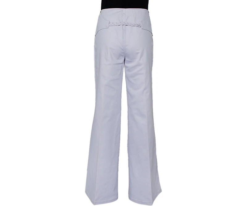 Pre-Owned Roberto Cavalli Women's Cotton Bootcut Trousers