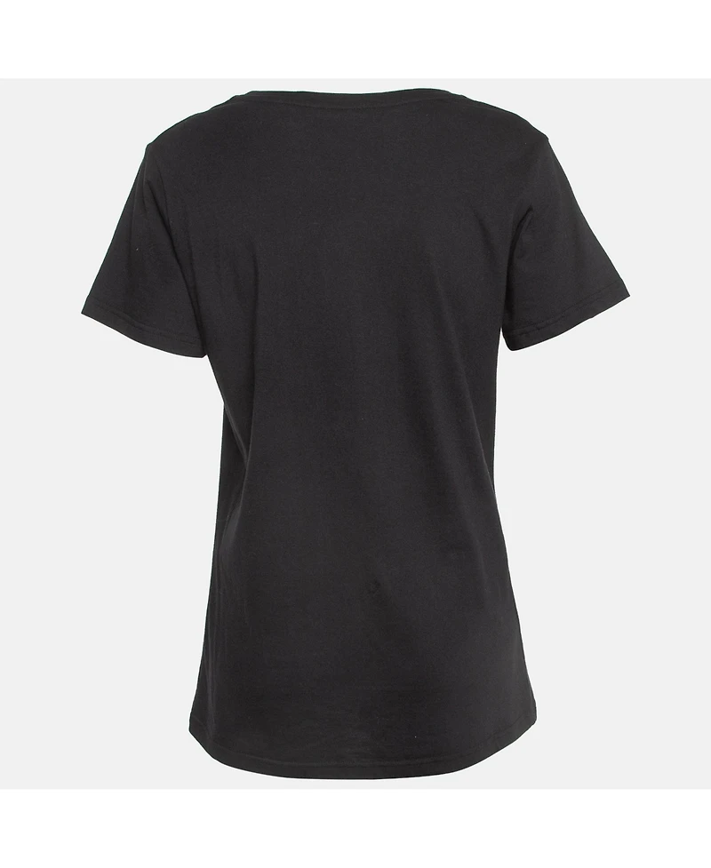 Pre-Owned Moschino Women's Couture Do Not Enter Print Cotton T-Shirt