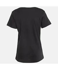 Pre-Owned Moschino Women's Couture Do Not Enter Print Cotton T-Shirt