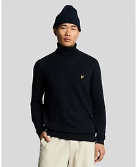 Lyle & Scott Men's Cotton Merino Turtleneck Sweater