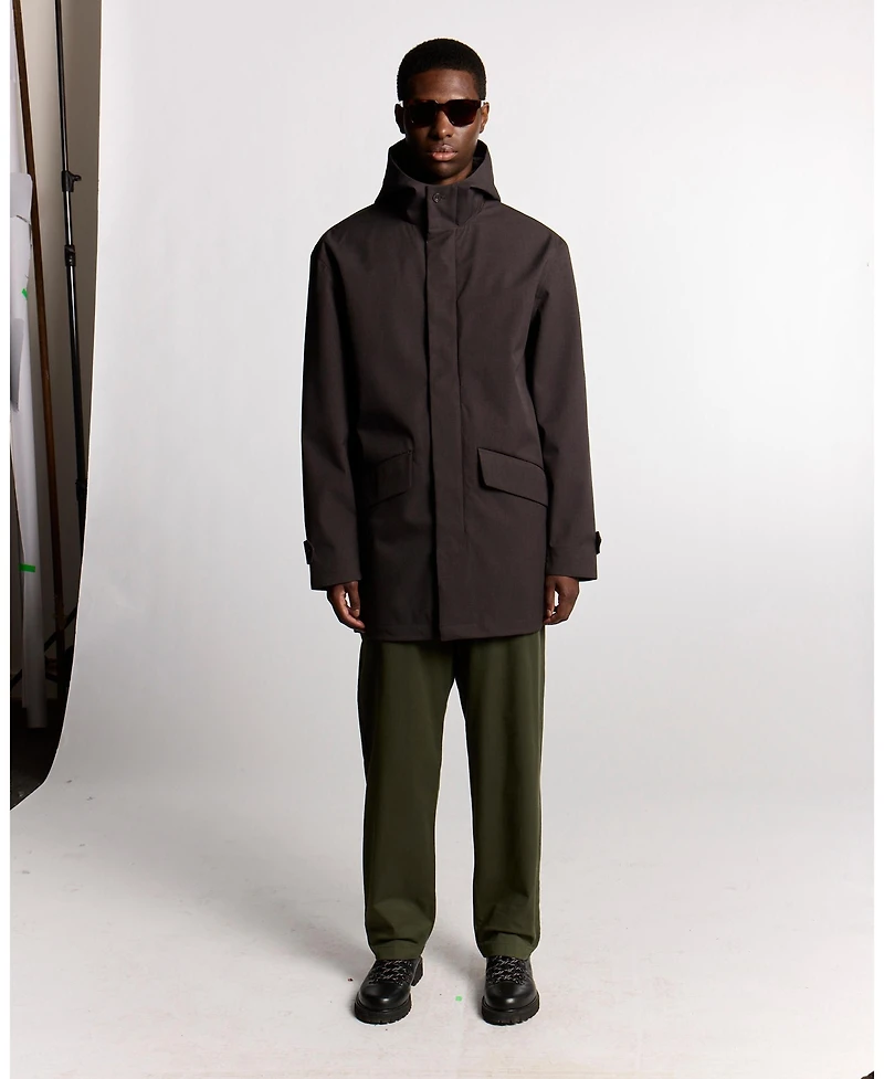 Lyle & Scott Men's Long Sleeve Hooded Military Parka Jacket